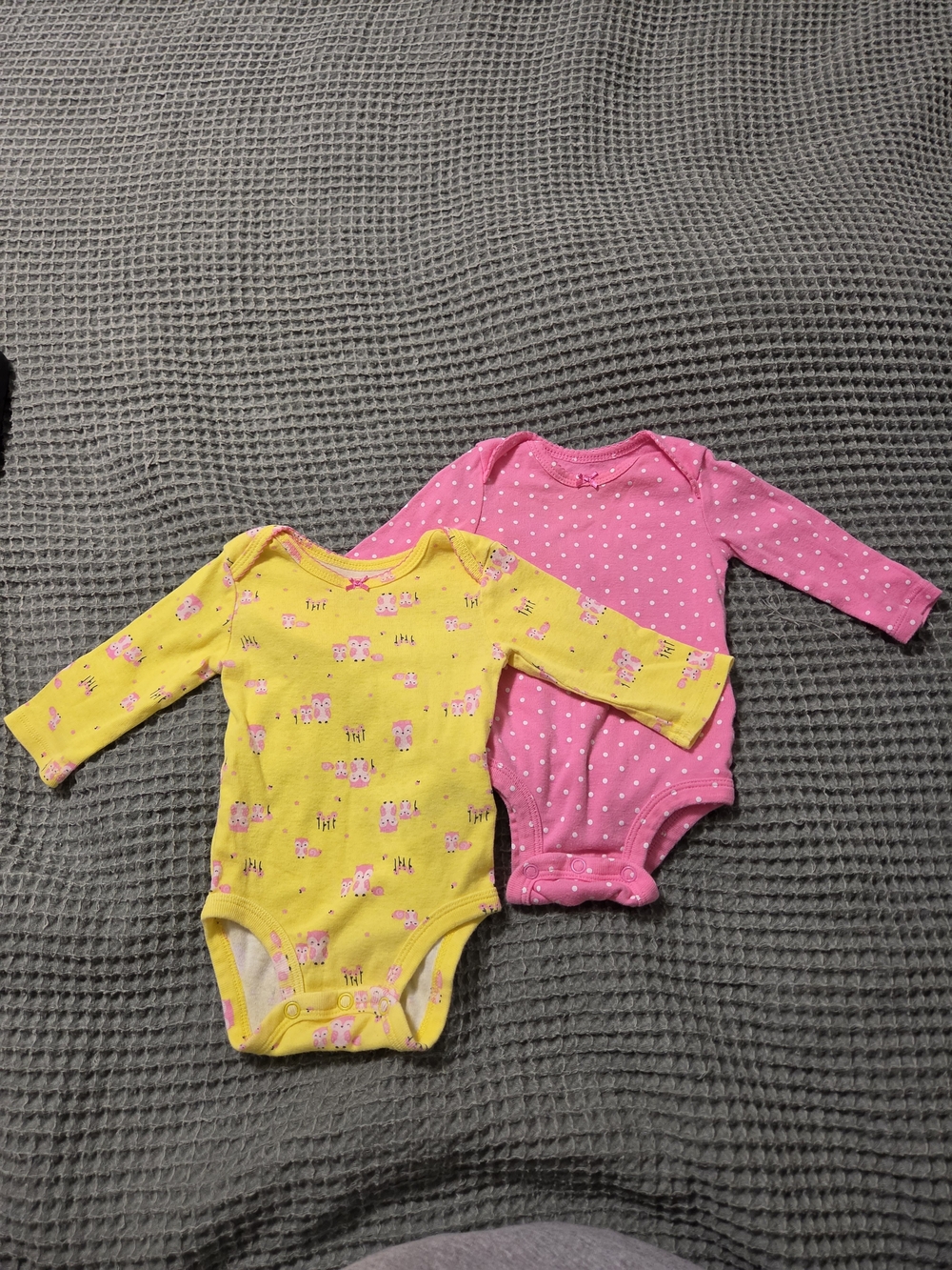 Lot Of 2 Simple Joys By Carter's Bodysuits 0-3m